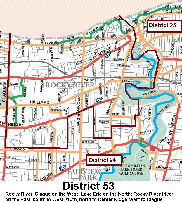53 The City of Rocky River. MAP